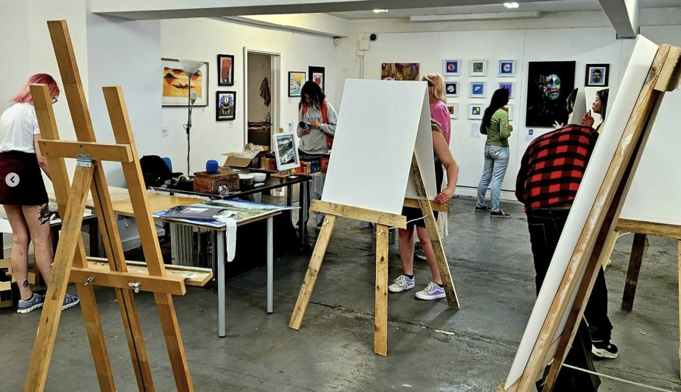 Inside North Street Gallery
